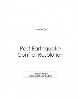 Post-Earthquake Conflict Resolution