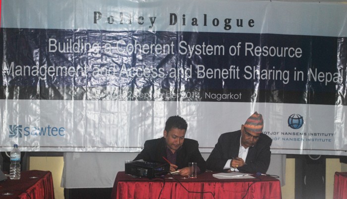 Building a Coherent System of Resource Management and Access and Benefit Sharing in Nepal