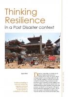 Thinking Resilience: In a Post Disaster Context 