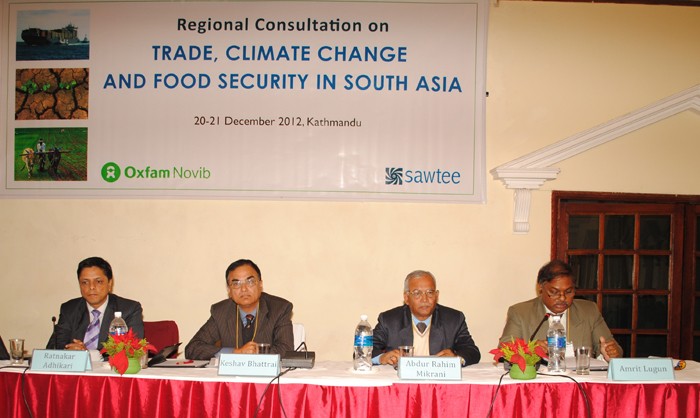 Regional Consultation on Trade, Climate Change and Food Security in South Asia