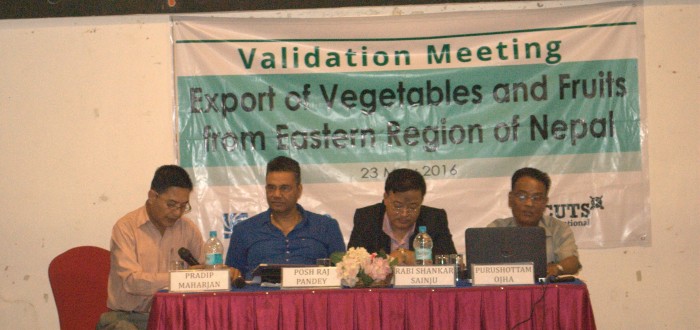 Validation Meeting on Export of Vegetables and Fruits from Eastern Region of Nepal