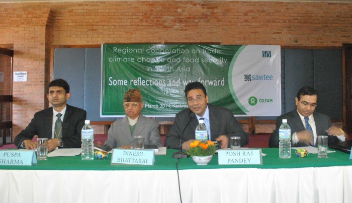 Regional Cooperation on Trade, Climate Change and Food Security in South Asia