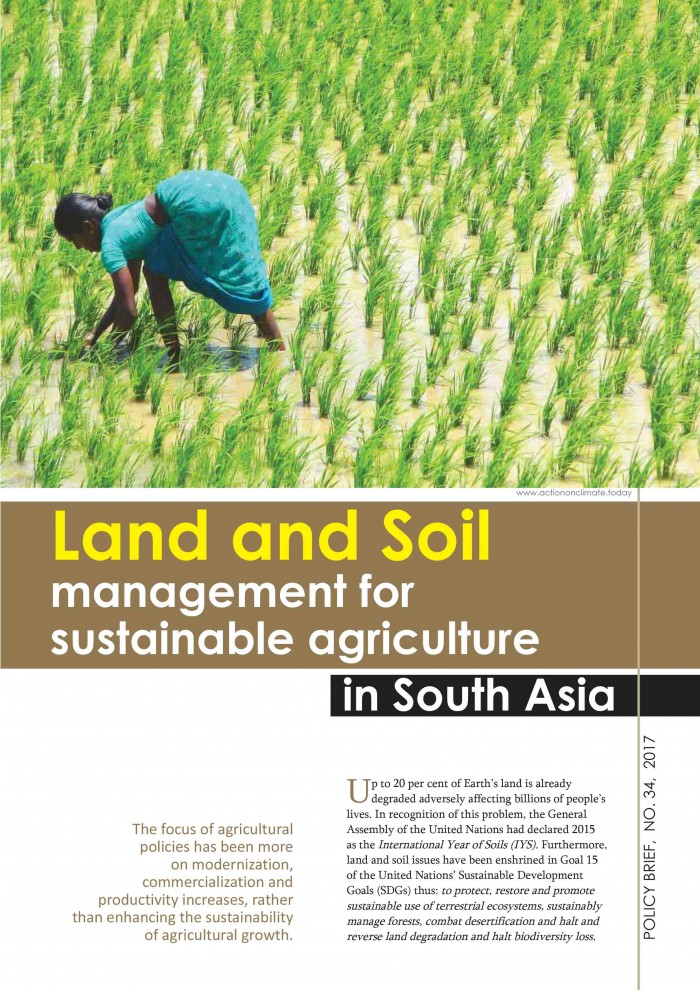 Land and Soil  management for  sustainable agriculture in South Asia 